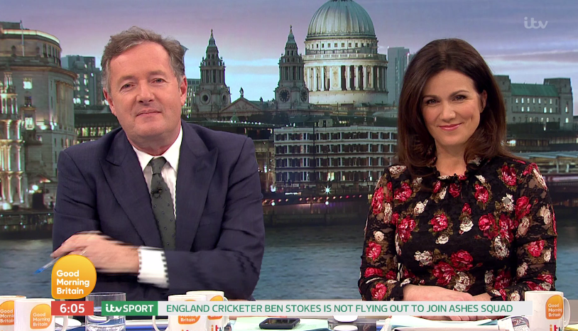  The GMB anchor quipped he had 'drove' Meghan into the arms of the British Prince