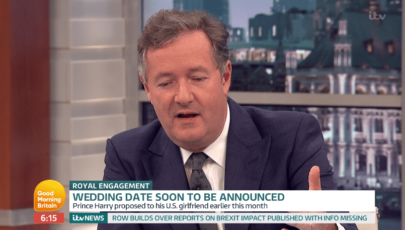  Piers Morgan has opened up on his boozy evening with Meghan Markle