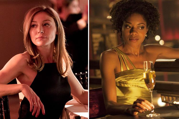  Left, Alex's girlfriend Rebecca is played by Juliet Rylance. Right, Naomie Harris brought glamour to the role of Moneypenny