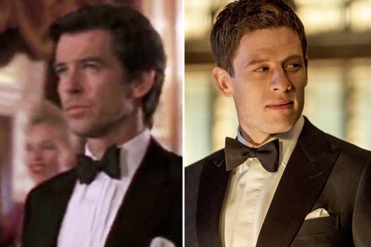  Smooth . . .  Pierce Brosnan and James Norton have striking similarities