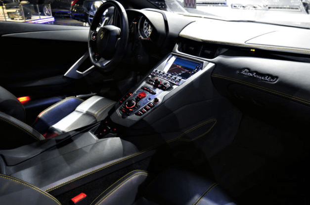  Inside the car that Aubameyang uses in Dortmund