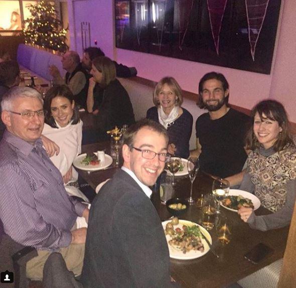 Jamie Jewitt and Camilla Thurlow went for dinner with her family after their bust-up