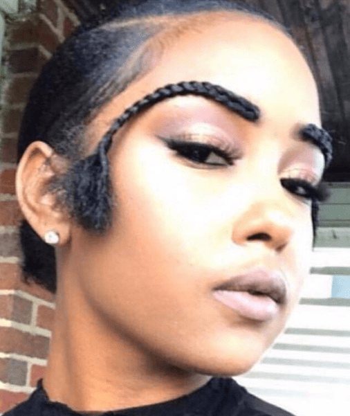  This girl took eyebrow grooming to incredible new heights