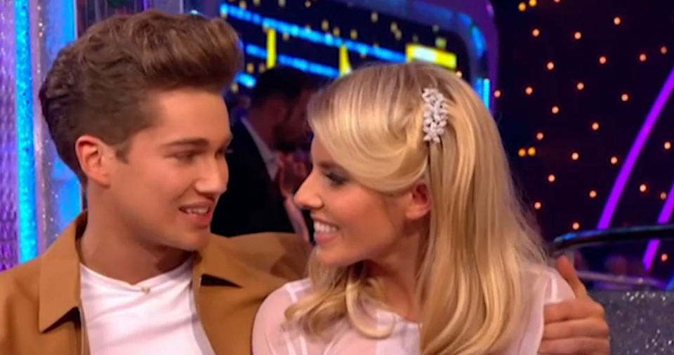  AJ and Mollie looked cosy as ever on the Sunday show