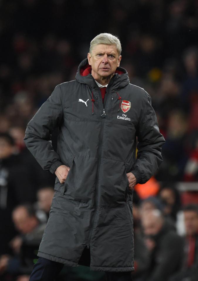  Arsene Wenger will be hoping Arsenal are back in the top four in the new year