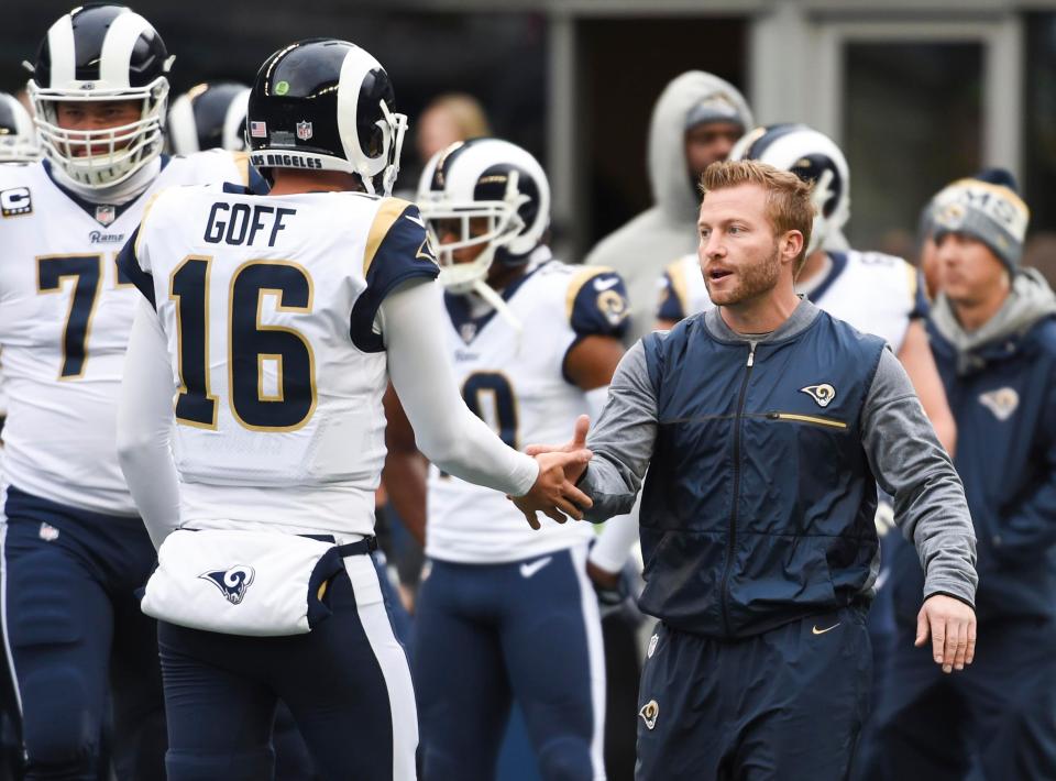  Head coach Sean McVay has unlocked Jared Goff and the Rams' potential