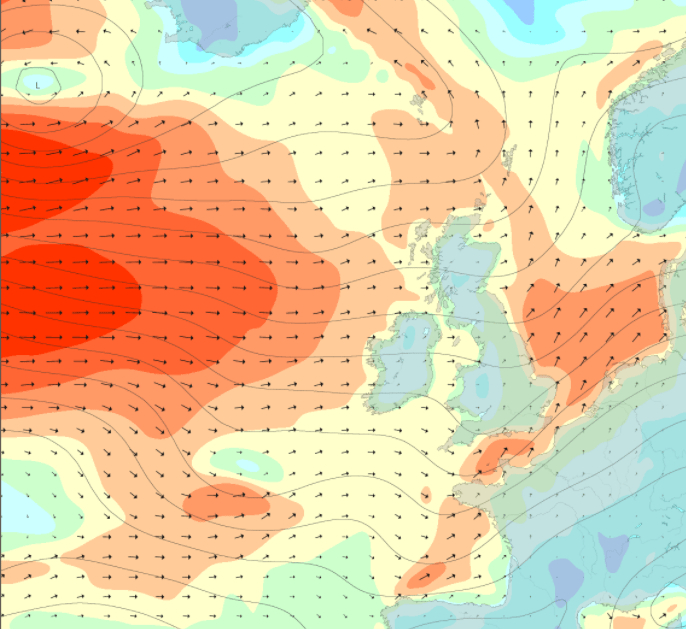  Strong winds are heading towards the UK as the wintry weather continues