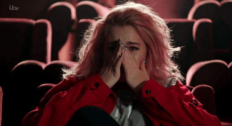  Grace Davies couldn't stop crying as she received messages of support from home during The X Factor final