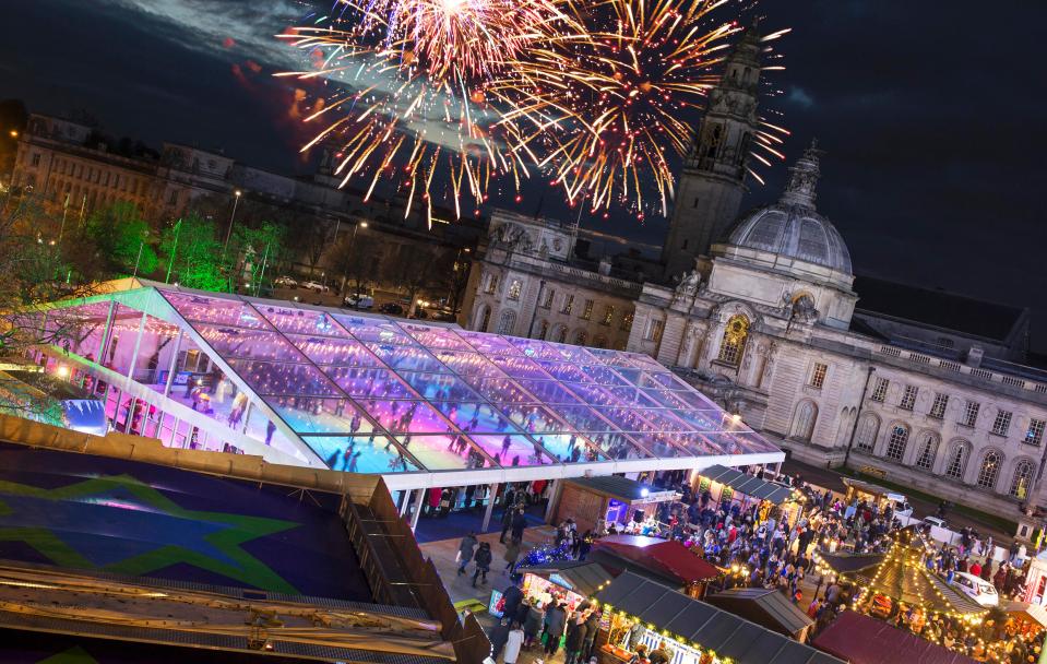  Cardiff Winter Wonderland is presenting free live music and a midnight firework display alongside the city's ice rink