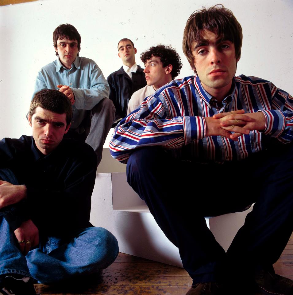 The iconic Britpop 90s group, Oasis