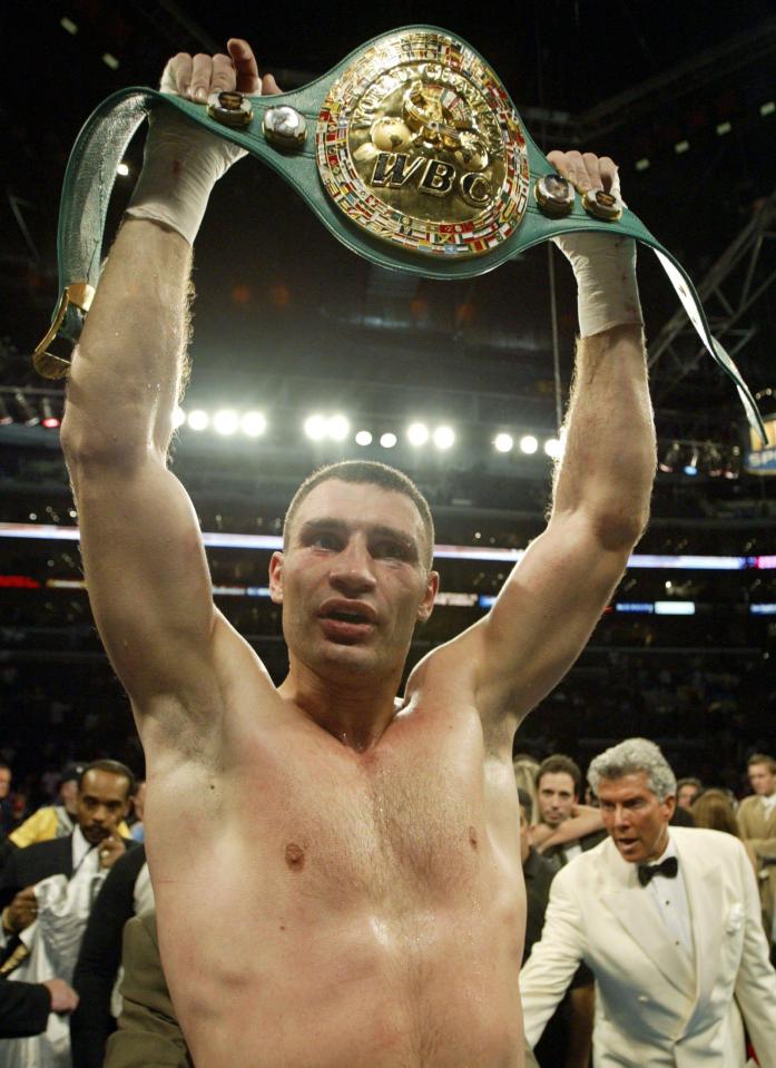  Vitali Klitschko started dominance his brother would then continue in 2004