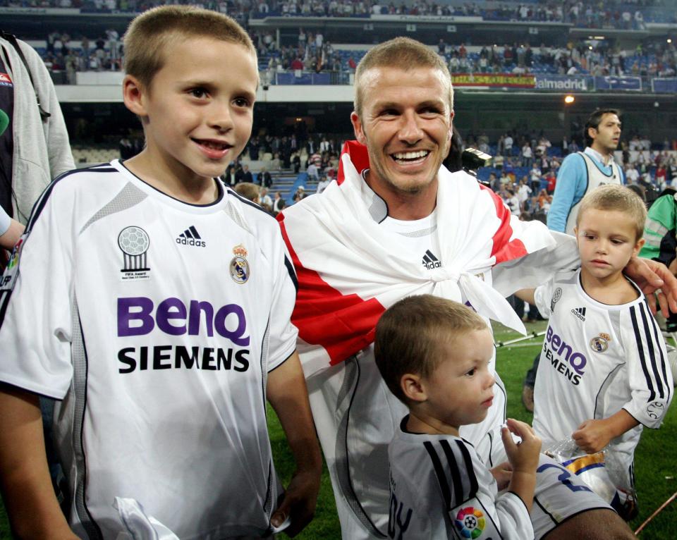  David Beckham was famed for making sure his fridge was tidy before a match