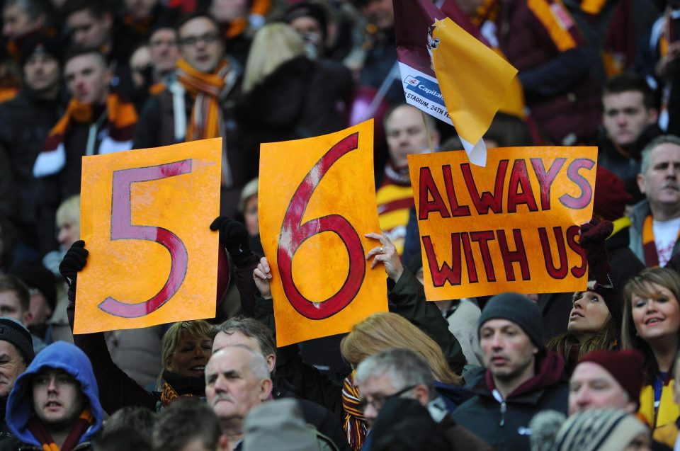  56 fans lost their lives in the blaze