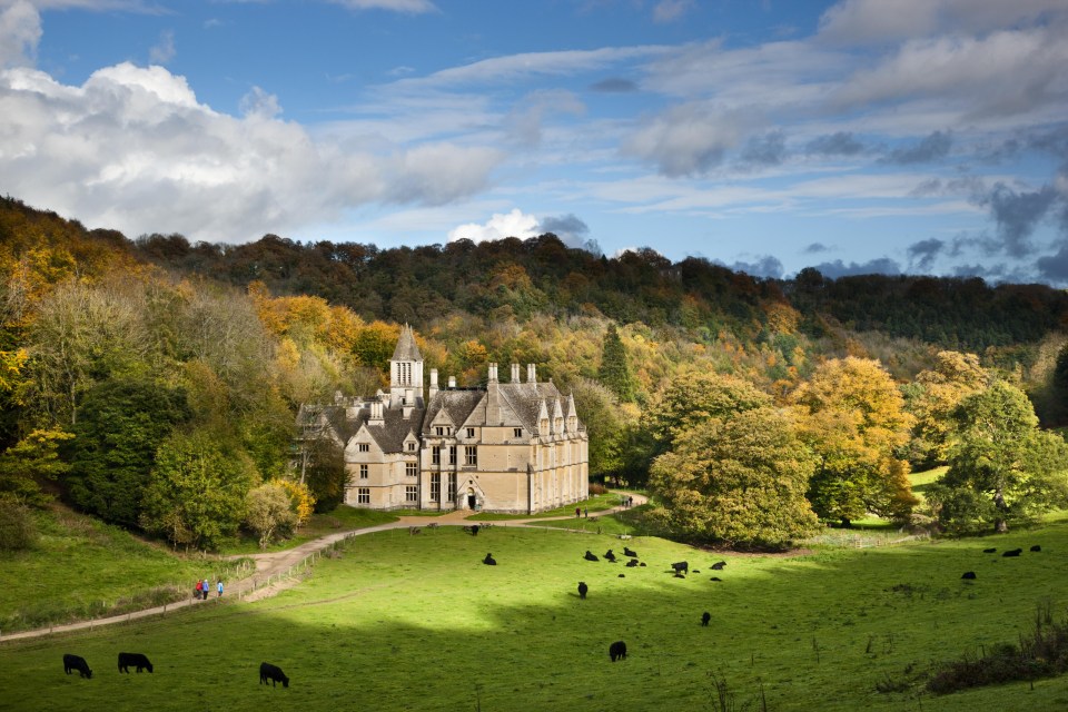 Woodchester Mansion is also used as backdrop for the new series