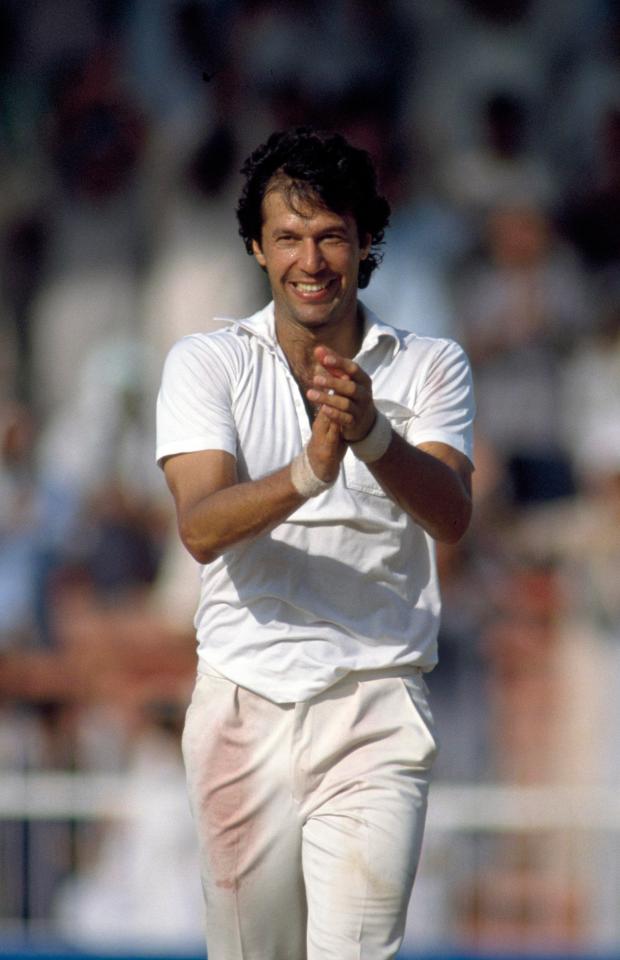  Pakistani great Imran Khan hit 3,000 runs and took 300 wickets in just 75 tests