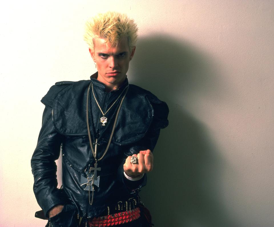  Billy Idol is playing three dates in the UK next summer