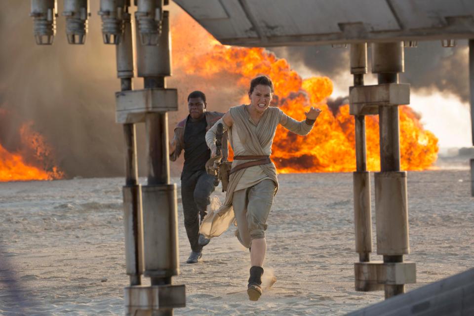  Daisy Ridley and John Boyega reprise their characters for the film