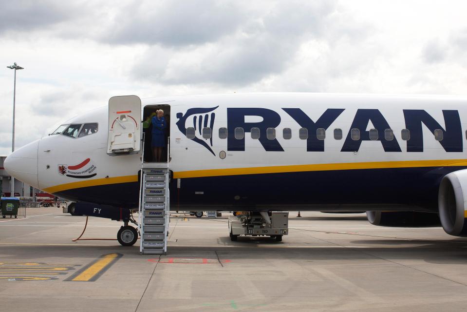  A Ryanair flight attendant has claimed that the airline demanded she hit higher sales targets before relocating her near her sick grandmother