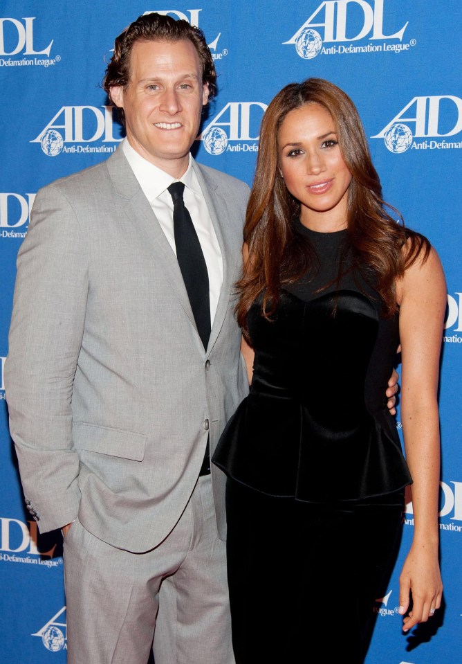 Meghan Markle and her first husband Trevor Engelson in 2011