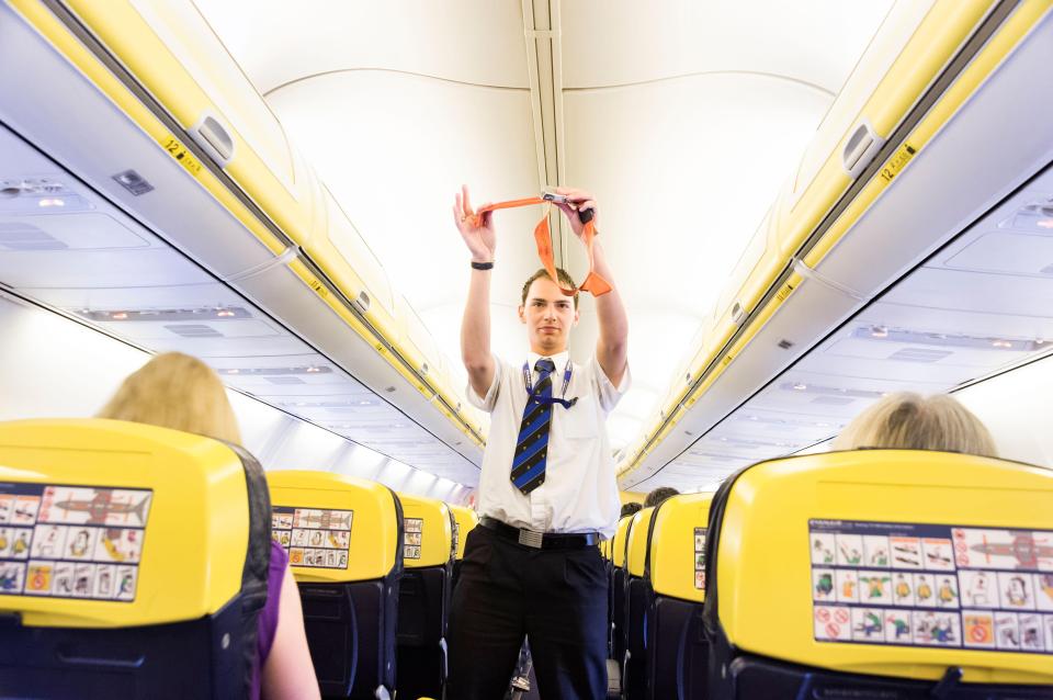  Ryanair cabin crew are often made to work up to five hours' unpaid overtime a day