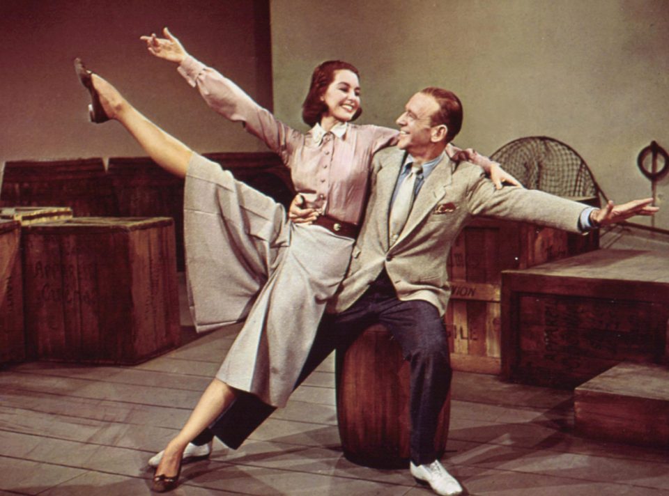  Fred dancing with Cyd Charisse in classic film Silk Stockings