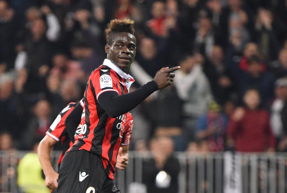  Baalotelli has scored 16 goals in 21 games during his second season for Nice