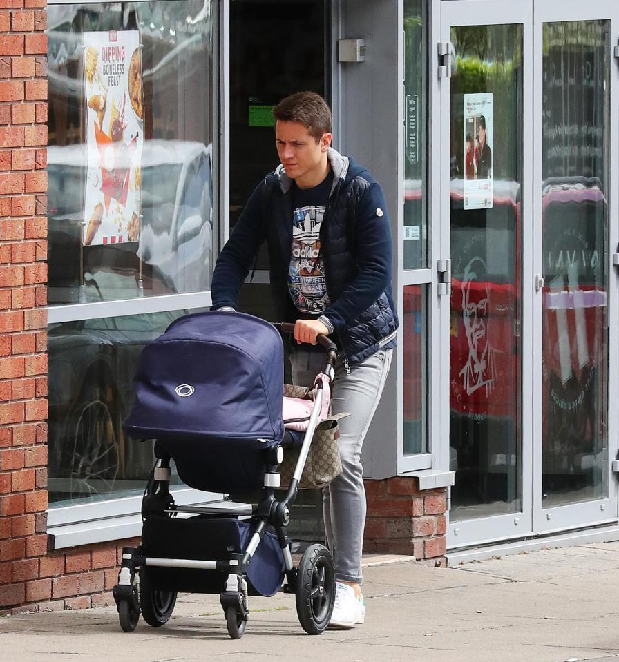  Ander Herrera manages to make pushing a pram look effortlessly cool