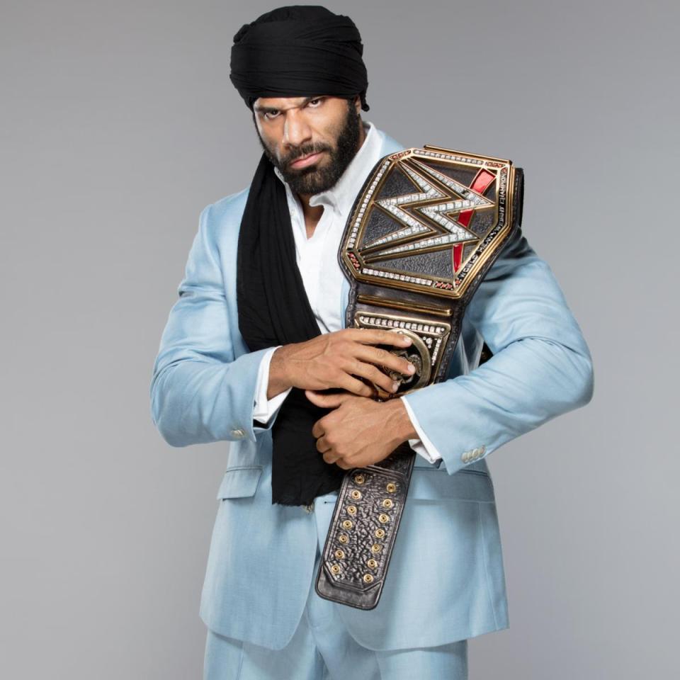  WWE star Jinder Mahal failed to win over the crowd as champion