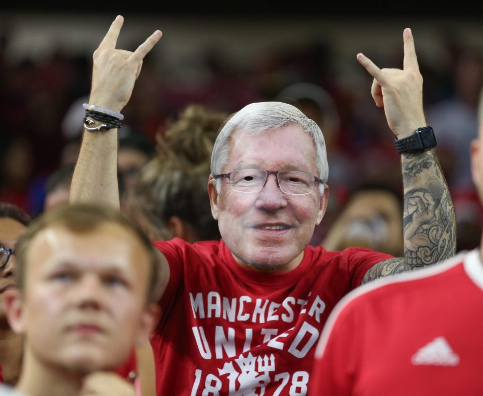  It's easy to spot a Manchester United fan in America