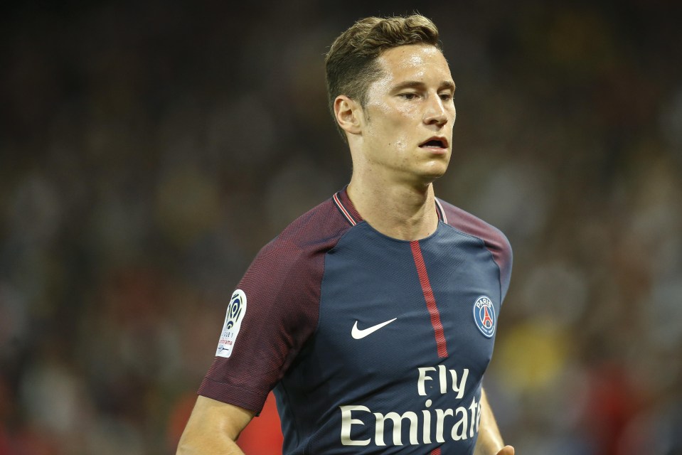 Julian Draxler has slipped down the pecking order at Paris Saint-Germain