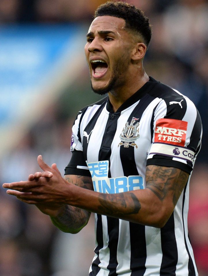  Jamaal Lascelles' Newcastle are facing Leicester