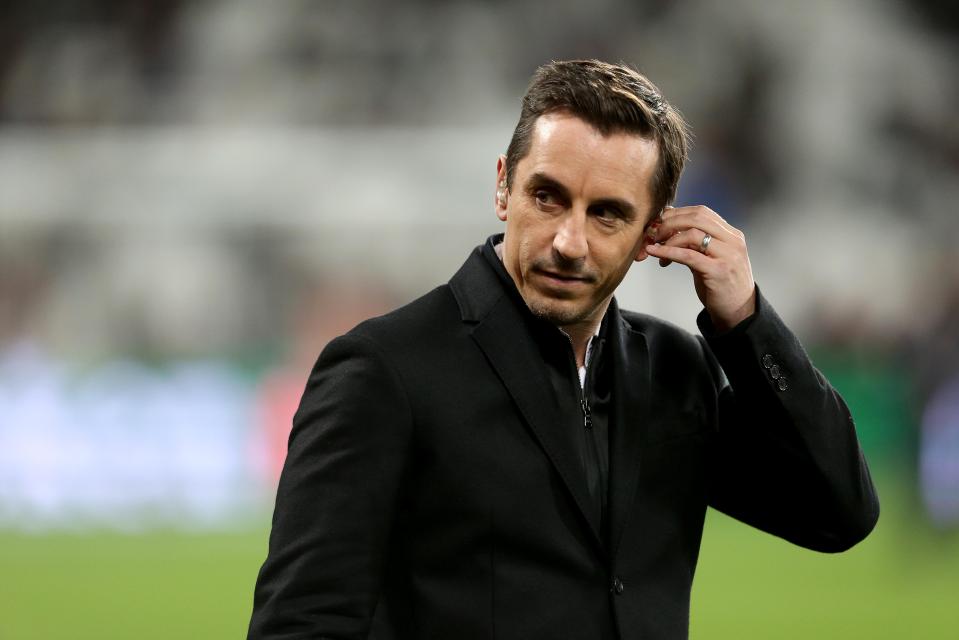  Gary Neville said Newcastle's lack of ambition against Man City was embarrassing