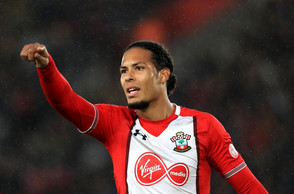  Liverpool will no doubt go back in for Southampton defender Virgil van Dijk