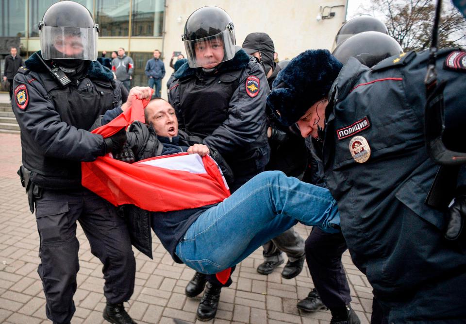  Russian police will not be messing around at the World Cup