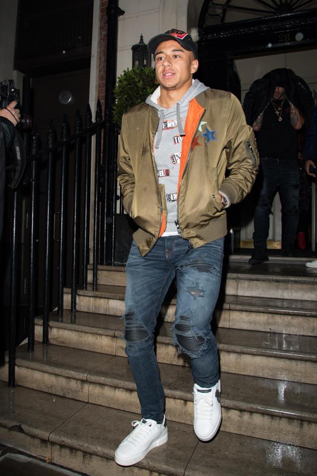  Jesse Lingard mostly wears bomber jackets and ripped jeans