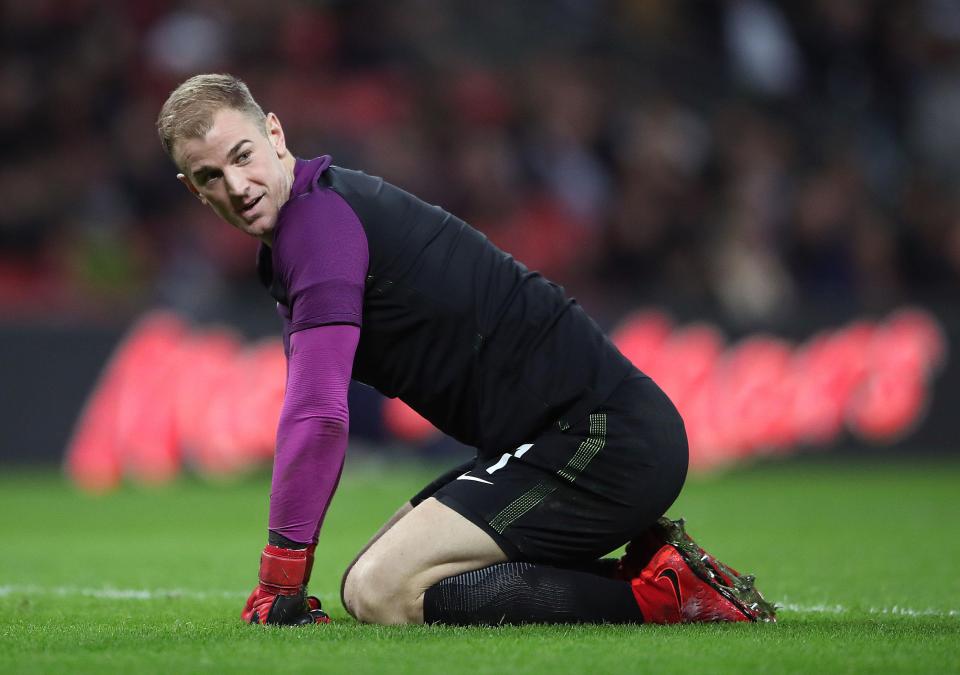  Joe Hart may slip out of England contention with his West Ham spot in doubt