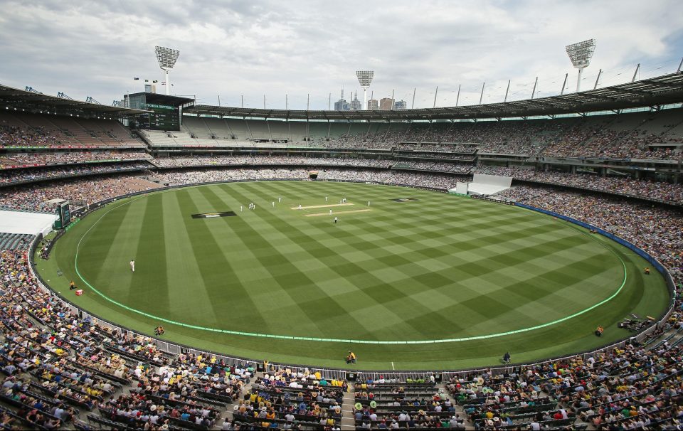  Next up for England is the Melbourne Cricket Ground