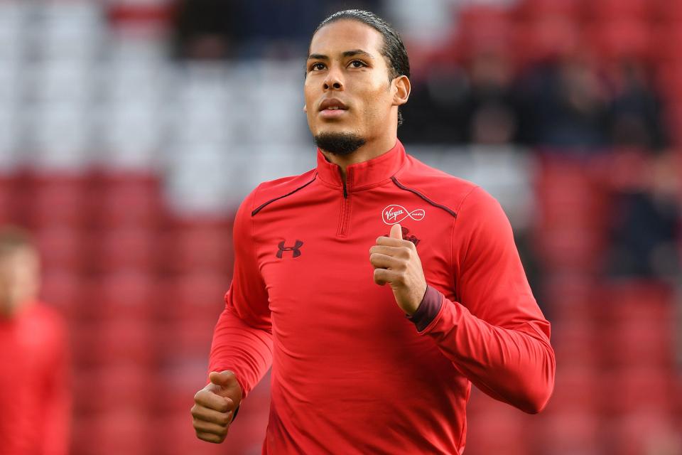  Virgil van Dijk is on his way to Anfield