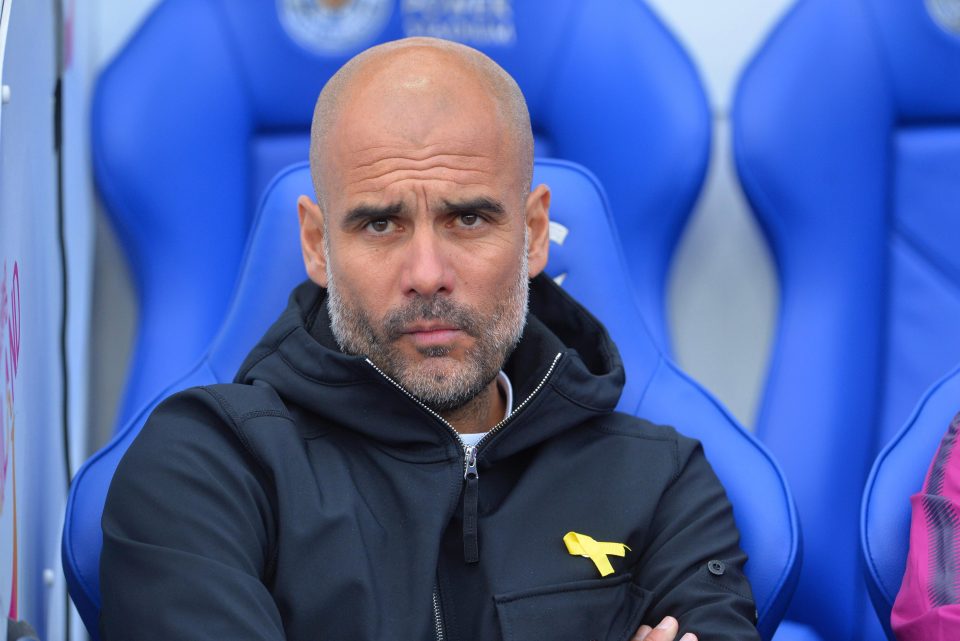  Pep Guardiola's Stone Island jacket is missing a badge