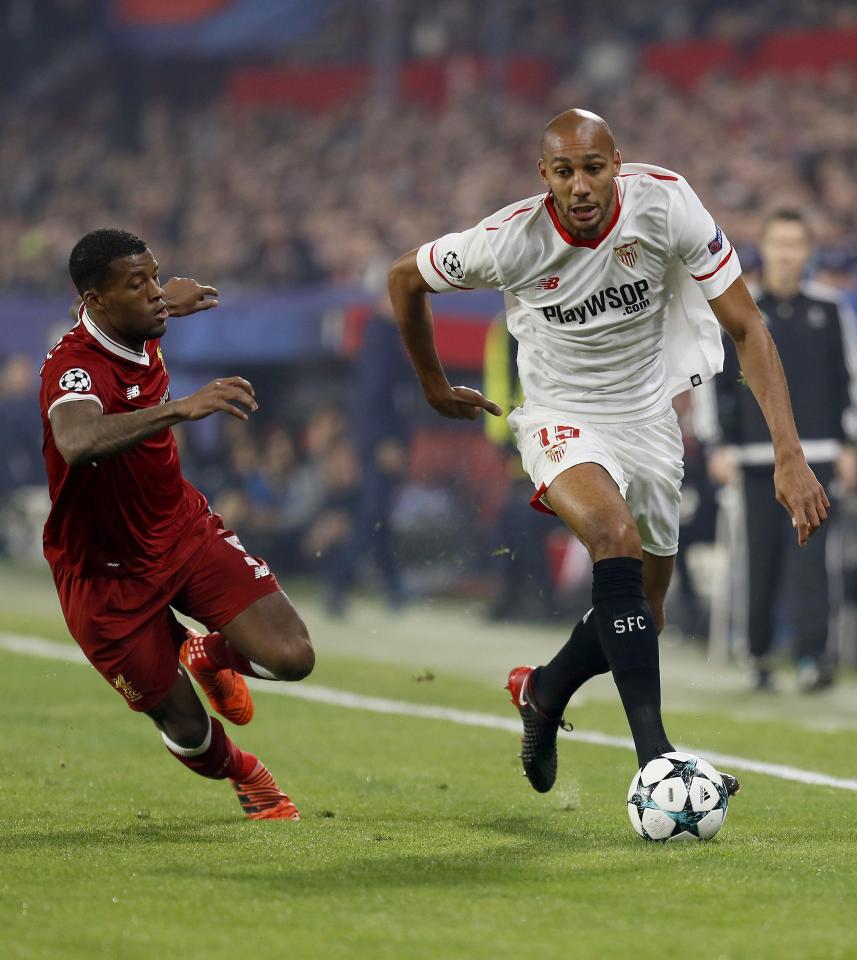  Steven N'Zonzi was hooked off at half time against Liverpool