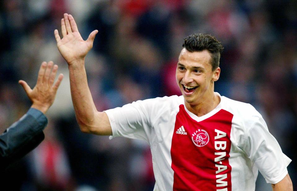  Zlatan Ibrahimovic joined Ajax from Malmo a year after his failed Arsenal trial