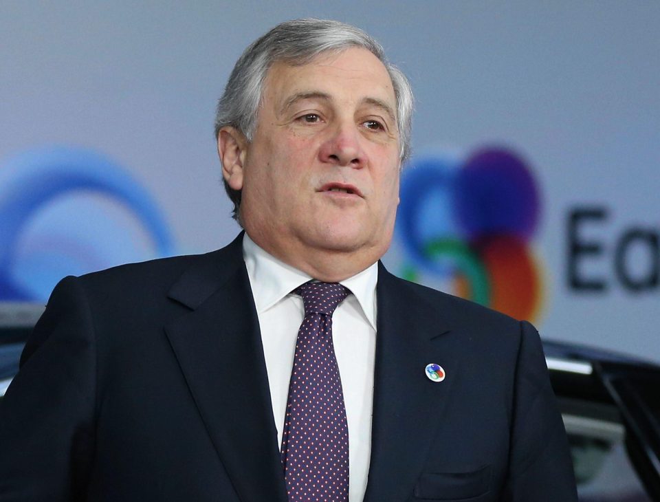  Antonio Tajani is president of the European Parliament