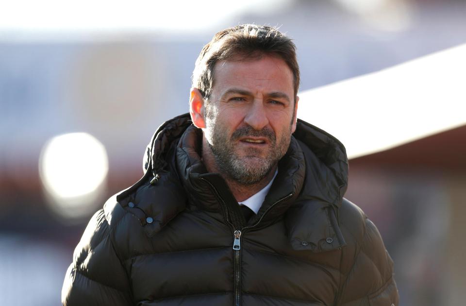  Leeds boss Thomas Christiansen was disappointed after the Newport defeat