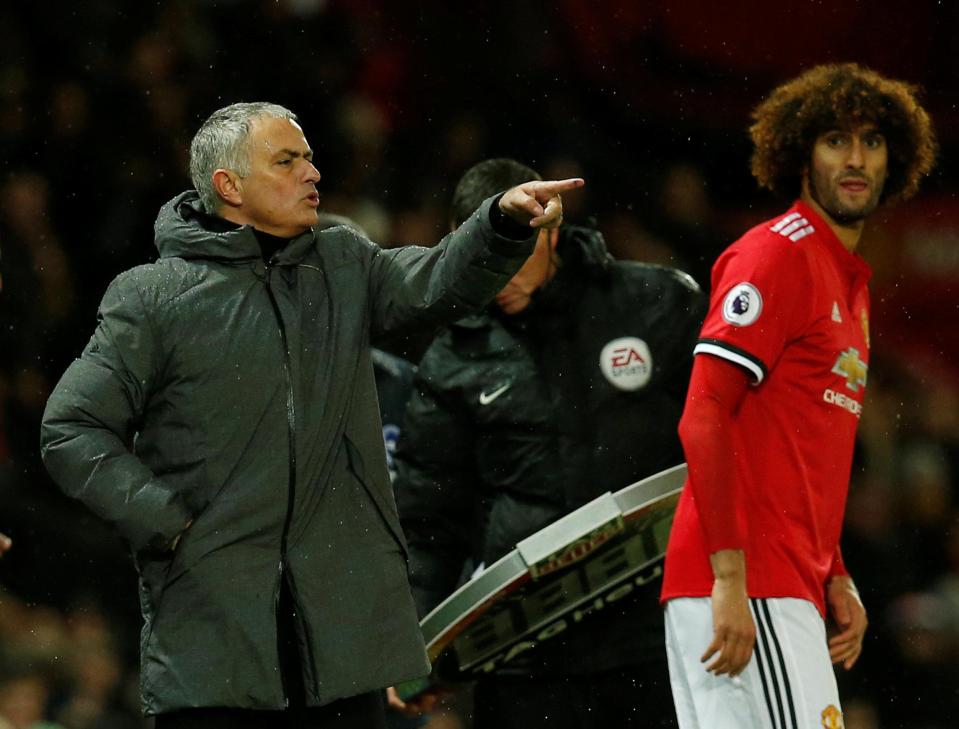  Jose Mourinho faces losing Marouane Fellaini for nothing at end of season