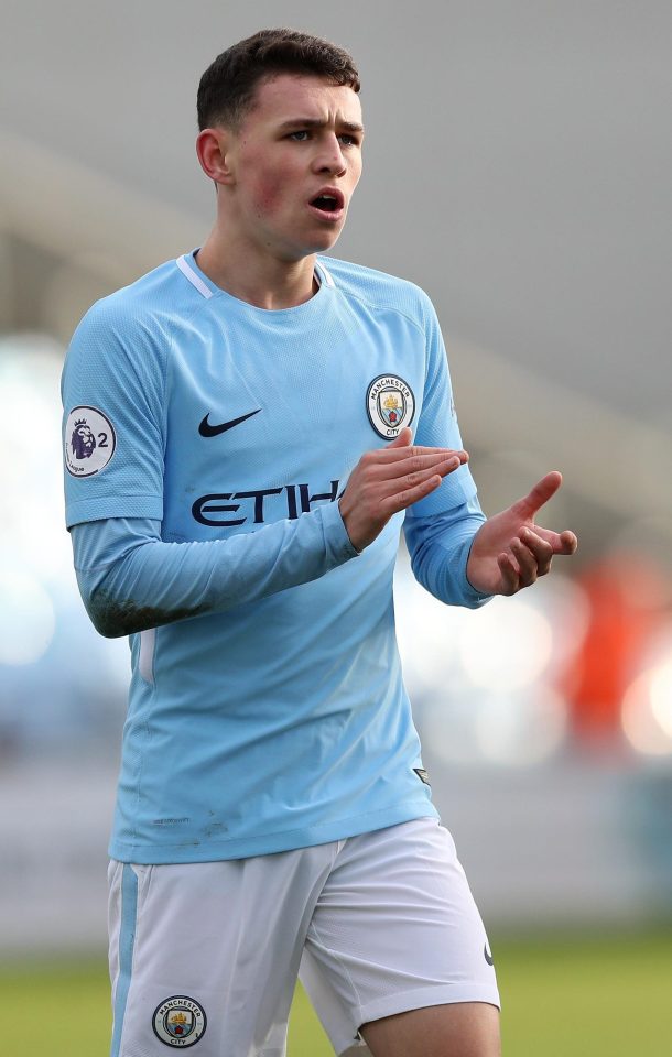  Phil Foden is one of Manchester City's most highly rated youngsters