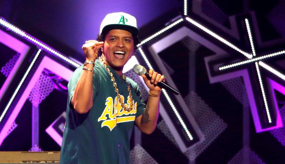  Bruno Mars is an international superstar