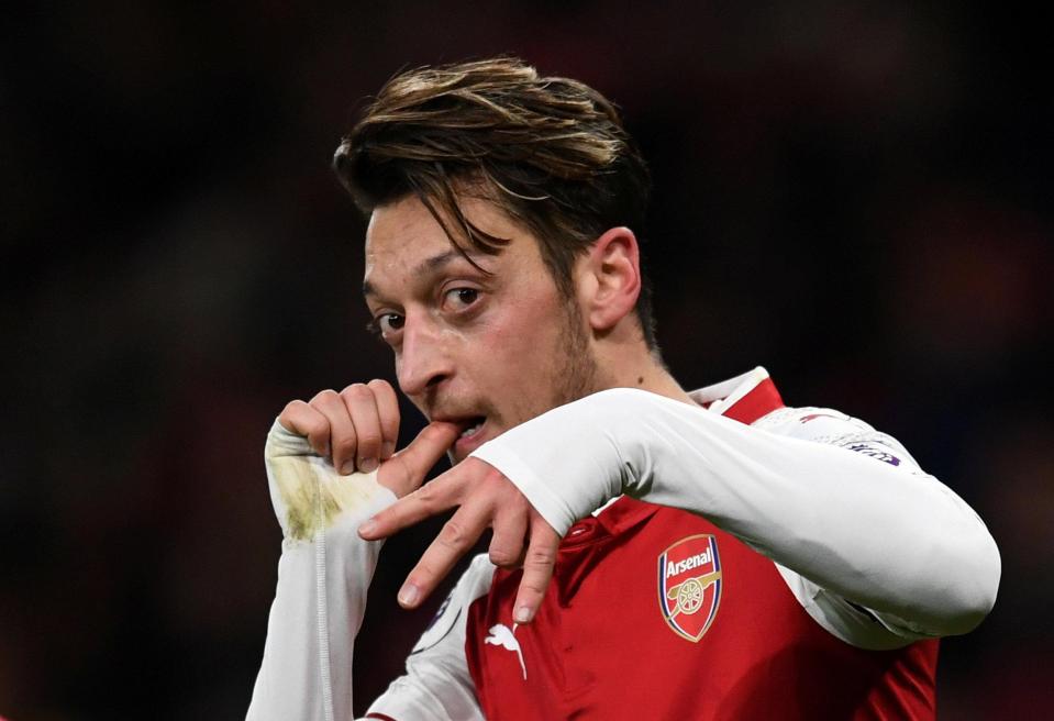  Mesut Ozil has been one of Arsenal's best players in the last few games