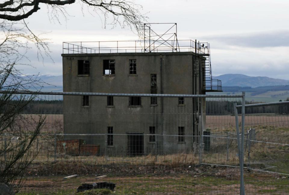  The control tower at RAF Findo Gask in Pershire dates back to 1941