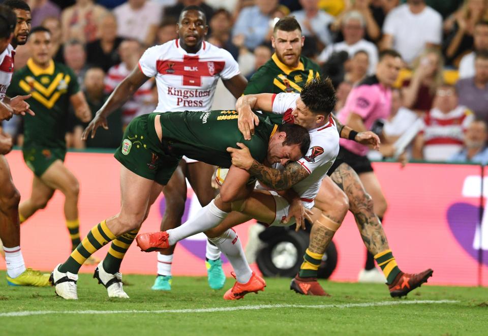  England just fell short in last year's Rugby League World Cup final to Australia