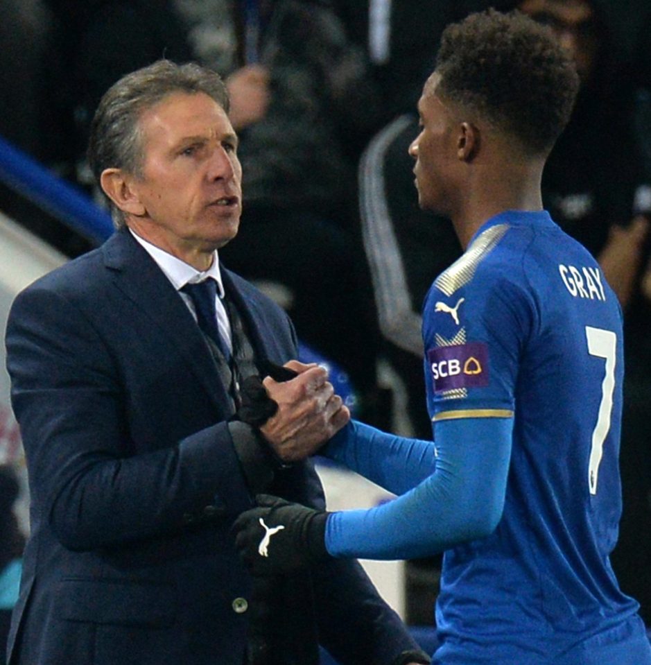  New Leicester boss Claude Puel has pinned his faith in Demarai Gray